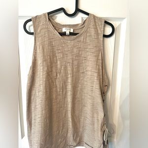 Beige Umgee Tank Size Large